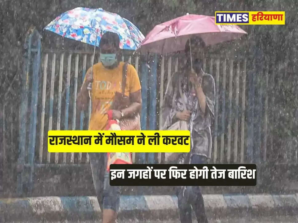 Rajasthan rainfall alert, 